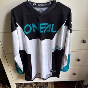 O'Neal Black and White Men's Jersey